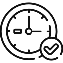 Dostawa zawsze na czas. Ikona.